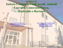 Tablet Screenshot of icsarsoli.it